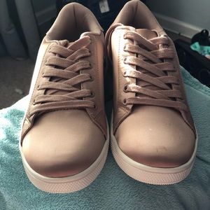 Rose gold shoes